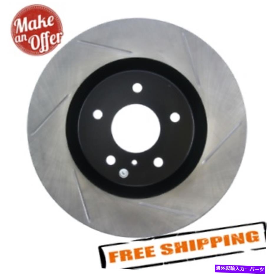 brake disc rotor 03-04 Infiniti G35用のストップテックスポーツスロット1ピースフロントブレーキローター StopTech Sport Slotted 1-Piece Front Brake Rotor for 03-04 Infiniti G35【並行輸入品】