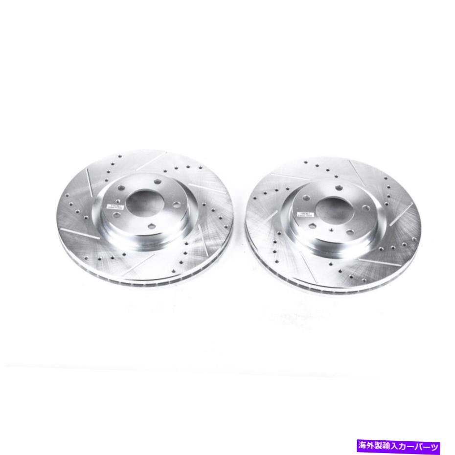 brake disc rotor JBR1112XPR PowerStopブレーキディスク2輪セットフロントRWD AWDクーペセダンG35 JBR1112XPR Powerstop Brake Discs 2-Wheel Set Front RWD AWD Coupe Sedan for G35【並行輸入品】