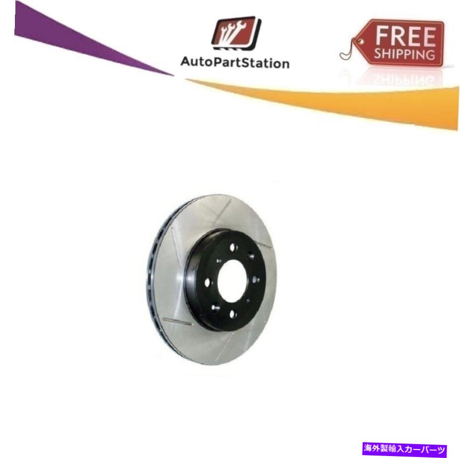 brake disc rotor STOPTECH右フロントサイドスポーツスロットスロットブレーキローター126.42076SRは日産に適合します StopTech Right Front Side Sport Slotted Brake Rotor 126.42076SR Fits Nissan【並行輸入品】
