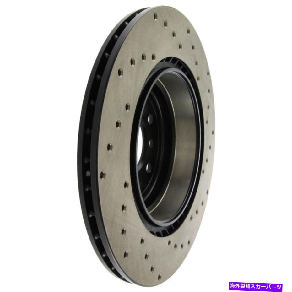 brake disc rotor ディスクブレーキロータースポーツクロスドリルドリア右ストップテック128.34080R Disc Brake Rotor-Sport Cross-Drilled Rear Right Stoptech 128.34080R【並行輸入品】
