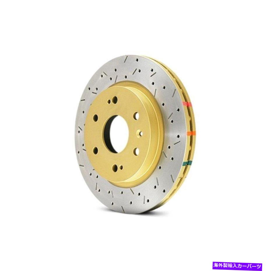 brake disc rotor DBA 42806XS HD 4000XSシリーズドリルとスロット1ピースフロントブレーキローター DBA 42806XS HD 4000XS Series Drilled and Slotted 1-Piece Front Brake Rotor【並行輸入品】