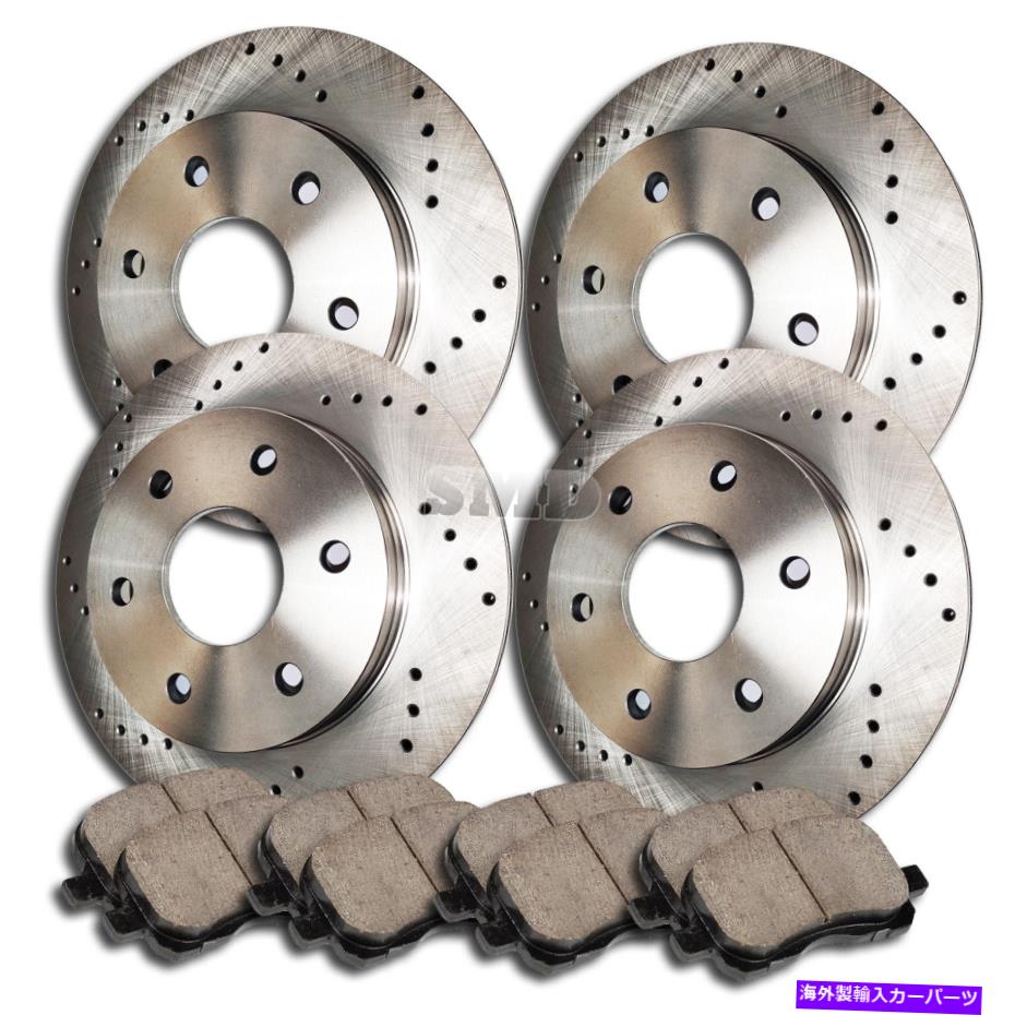 brake disc rotor A0904 2002 2003 2004 2005 2006 Cadillac Escalade Ext Brake Rotorsセラミックパッド A0904 2002 2003 2004 2005 2006 CADILLAC ESCALADE EXT BRAKE ROTORS CERAMIC PADS【並行輸入品】