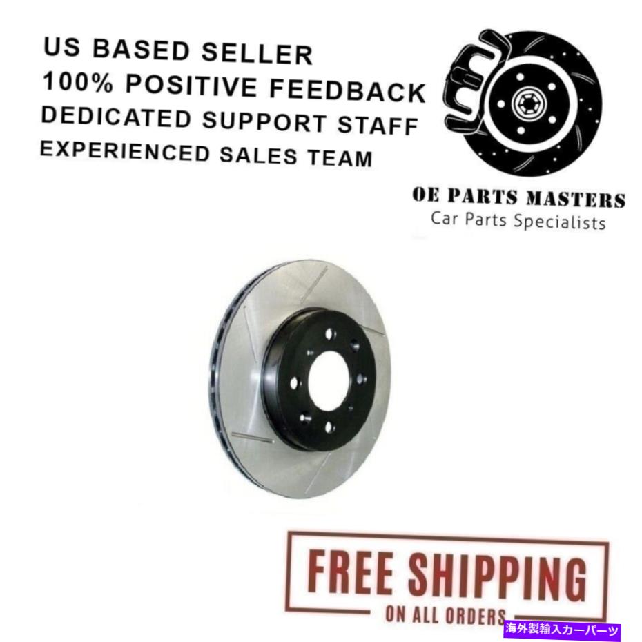 brake disc rotor STOPTECH右フロントサイドブレーキローター126.42076SRフィット日産スポーツスロット StopTech Right Front Side Brake Rotor 126.42076SR Fits Nissan Sport Slotted【並行輸入品】