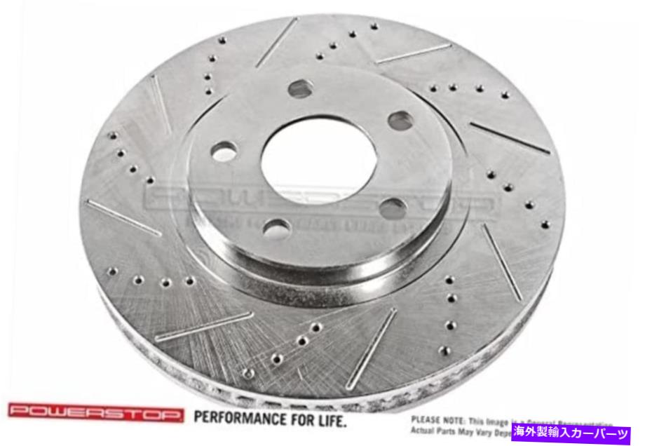 brake disc rotor PowerStop AR8373XLドリルスロットローター POWERSTOP AR8373XL Drilled Slotted Rotors【並行輸入品】