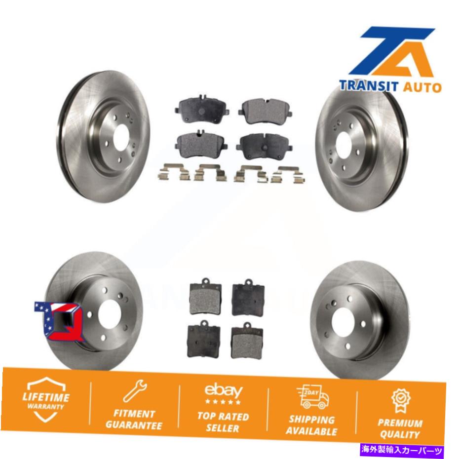 brake disc rotor メルセデスベンツSLK280用のフロントリアディスクブレーキローターとセラミックパッドキット Front Rear Disc Brake Rotors And Ceramic Pads Kit For Mercedes-Benz SLK280【並行輸入品】