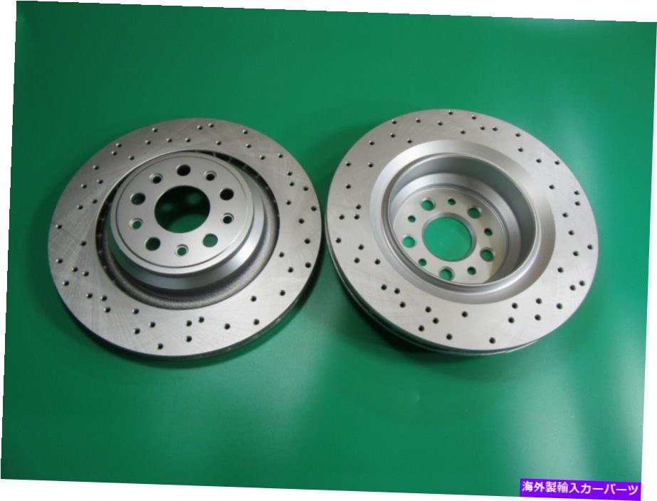 brake disc rotor MaseratiリアブレーキローターTopeuro（2のセット）670031597 Ghibli Quattroporte Maserati Rear Brake Rotors TopEuro (set of 2) 670031597 Ghibli Quattroporte【並行輸入品】