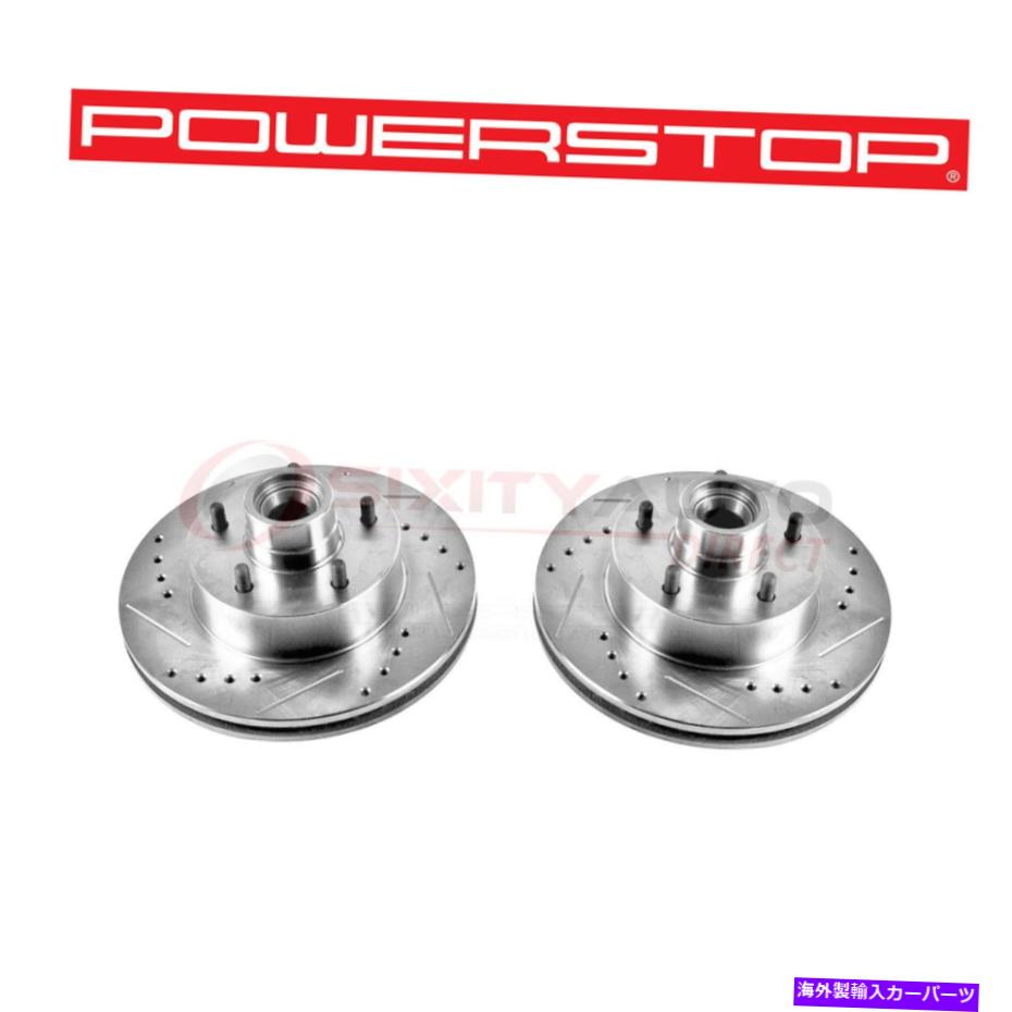 brake disc rotor 1974年のGMCスプリント5.7L V8 -MWのパワーストップドリルドリルドディスクブレーキローター Power Stop Drilled Slotted Disc Brake Rotor for 1974 GMC Sprint 5.7L V8 - mw【並行輸入品】