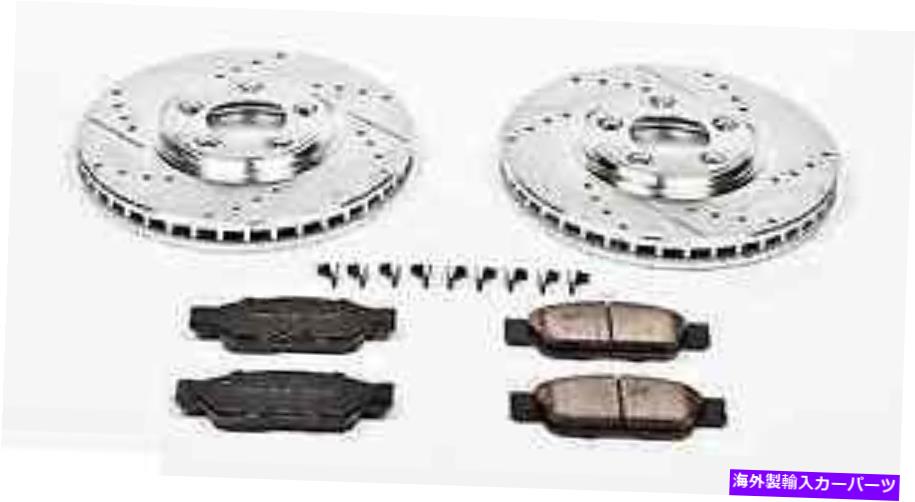brake disc rotor パワーストップK1351フロントZ23エボリューション1フォードサンダーバード用のクリックブレーキキット Power Stop K1351 Front Z23 Evolution 1-Click Brake Kit for Ford Thunderbird【並行輸入品】