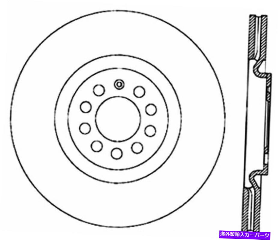 brake disc rotor 00-06 Audi TT右フロントドリルローターのSTOPTECH StopTech for 00-06 Audi TT Right Front Drilled Rotor【並行輸入品】