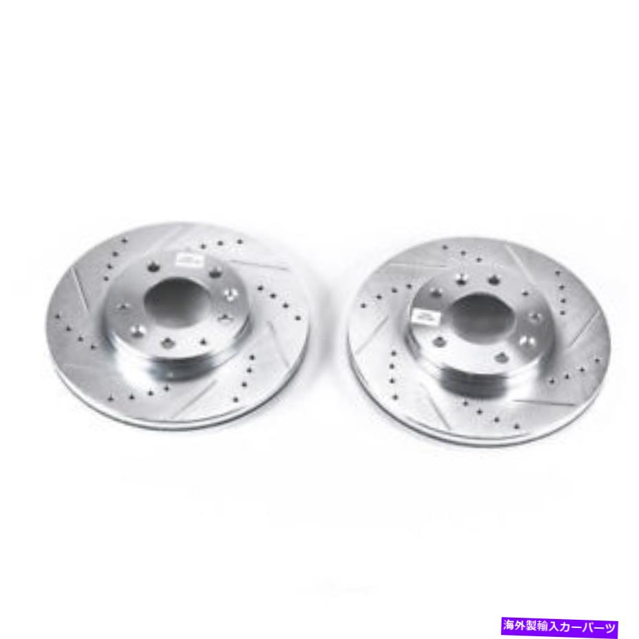brake disc rotor 03-05のパワーストップ6マツダ6フロントエボリューションドリル＆スロットローター - ペア-P Power Stop for 03-05 Mazda 6 Front Evolution Drilled & Slotted Rotors - Pair - p【並行輸入品】