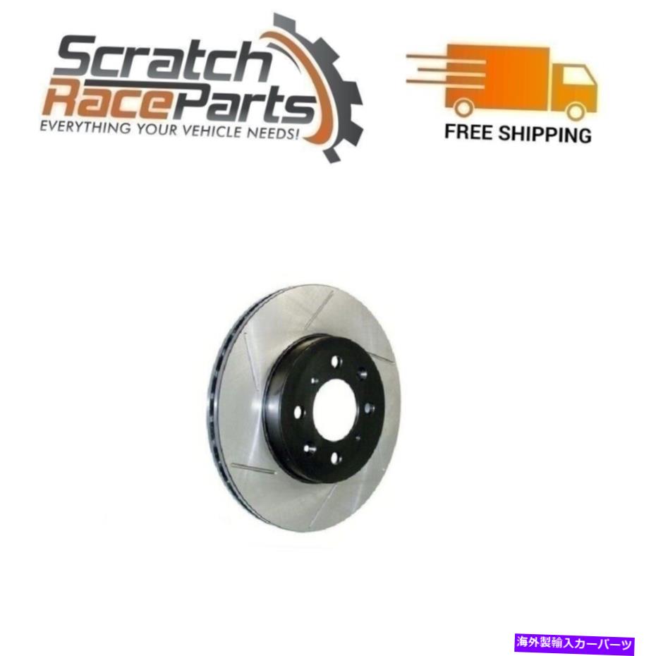 brake disc rotor STOPTECHフロントドライバーサイドは日産350Zとインフィニティスポーツスロットスロットブレーキローターに適合します StopTech Front Driver Side Fits Nissan 350Z & Infiniti Sport Slotted Brake Rotor【並行輸入品】