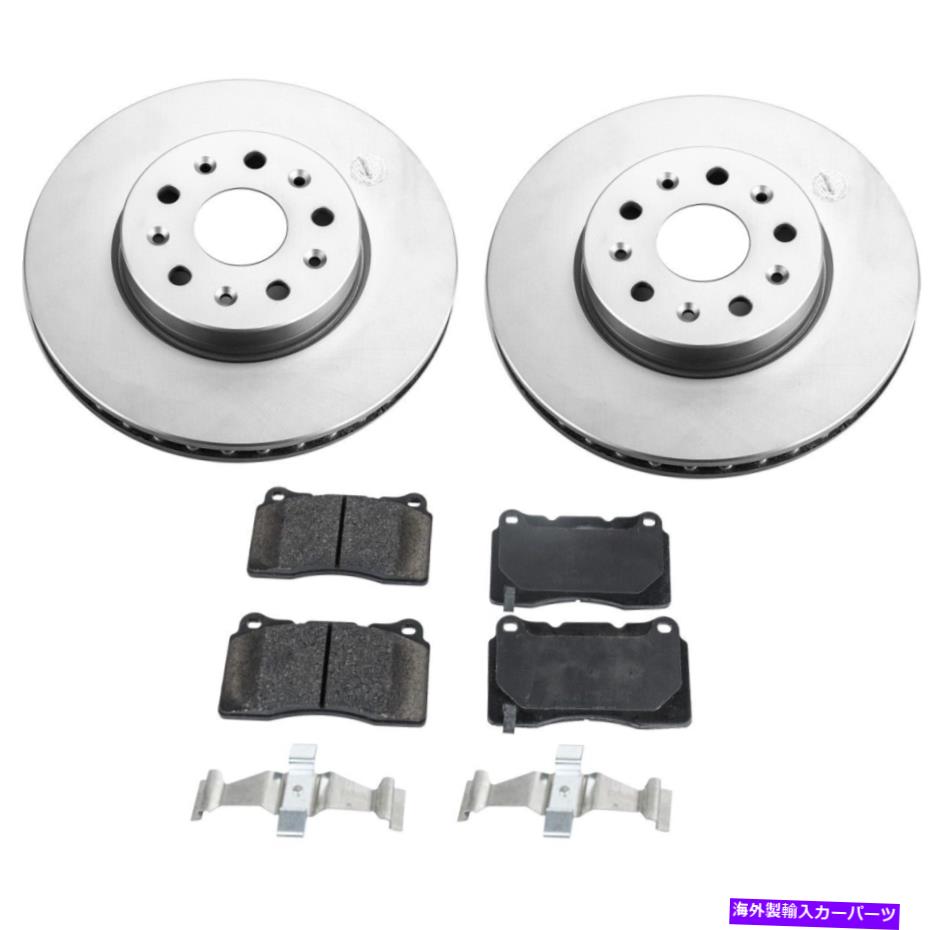 brake disc rotor シボレーセダンシボレーカマロCTS CT6用のフロントブレーキディスクローターとパッドキット Front Brake Disc Rotors and Pads Kit for Chevy Sedan Chevrolet Camaro CTS CT6【並行輸入品】