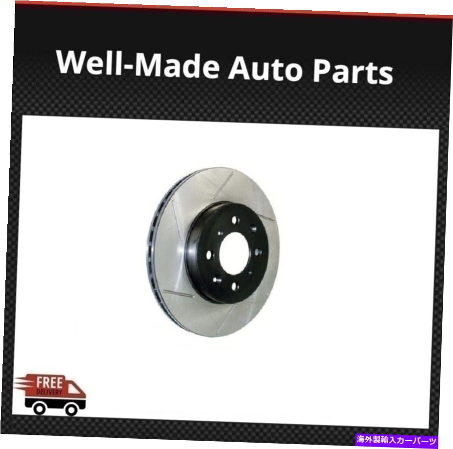 brake disc rotor STOPTECHフロントドライバーサイドスポーツスロットスロットブレーキローターフィットインフィニティ＆ニッサン350Z StopTech Front Driver Side Sport Slotted Brake Rotor Fits Infiniti & Nissan 350Z【並行輸入品】