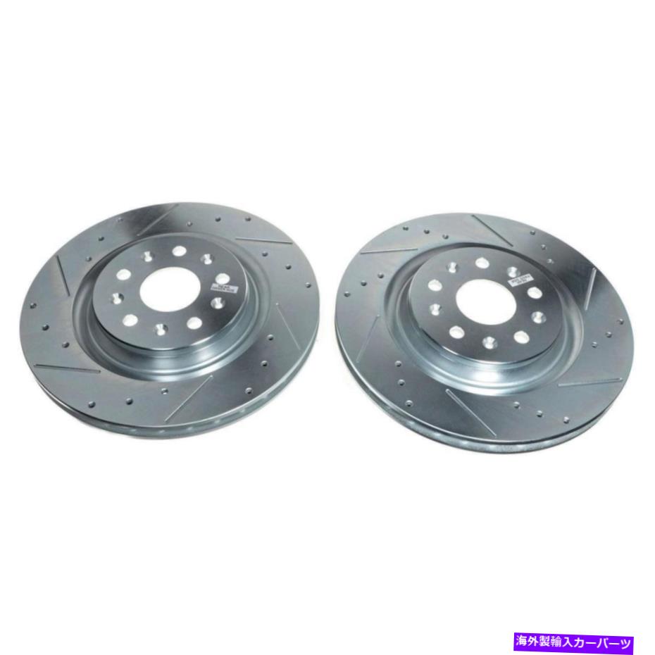 brake disc rotor PowerStop AR82201XPR PowerStop Evolution Performance Drilled、Slotted＆Plated B PowerStop AR82201XPR PowerStop Evolution Performance Drilled, Slotted & Plated B【並行輸入品】