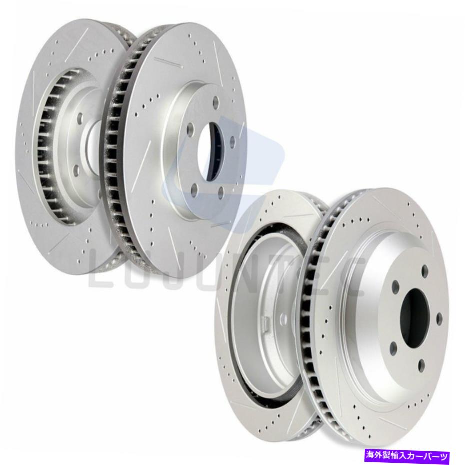 brake disc rotor 1998年から2002年のシボレーカマロポンティアックファイアバードのブレーキディスクローターフロントとリア Brake Disc Rotors Front And Rear For 1998-2002 Chevrolet Camaro Pontiac Firebird【並行輸入品】