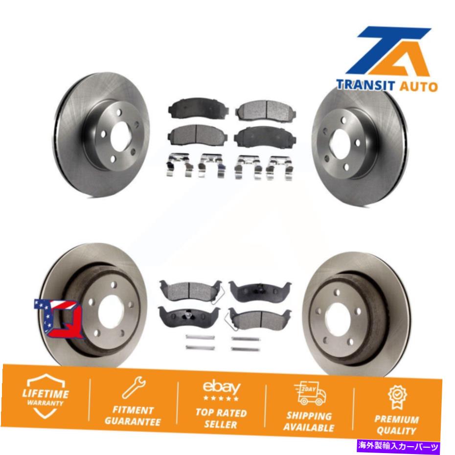 brake disc rotor フォードレンジャーマツダB4000用のフロントリアディスクブレーキローターとセラミックパッドキット Front Rear Disc Brake Rotors And Ceramic Pads Kit For Ford Ranger Mazda B4000【並行輸入品】