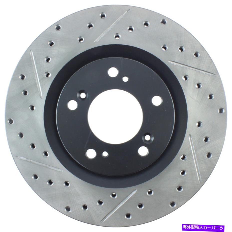 brake disc rotor STOPTECH 127.40048R SELECT SPORT SPORT Cross-drilled and Slotted Disc Brake Rotor StopTech 127.40048R Select Sport Cross-Drilled And Slotted Disc Brake Rotor【並行輸入品】