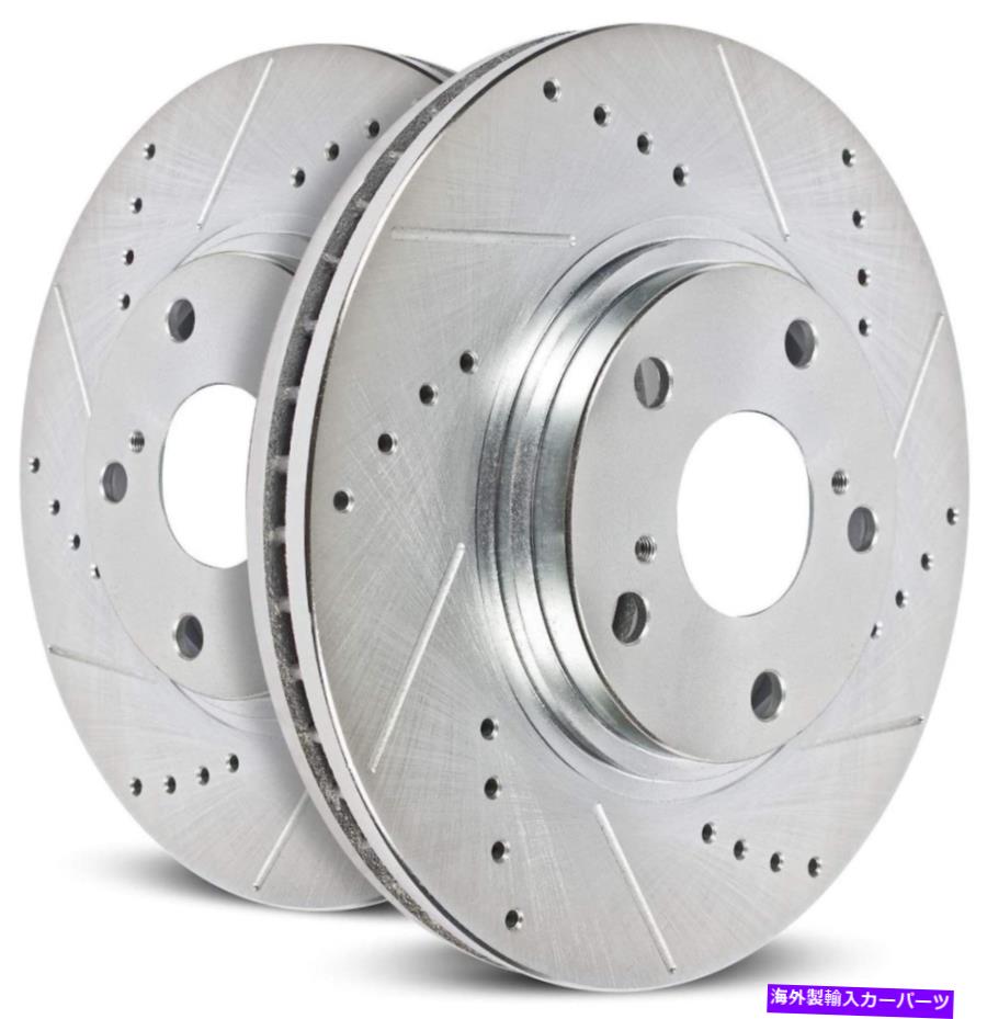 brake disc rotor Power Stop AR85142XPRREAR EVOLUTION DRILLILD＆SLOTTED ROTORペア Power Stop AR85142XPRRear Evolution Drilled & Slotted Rotor Pair【並行輸入品】
