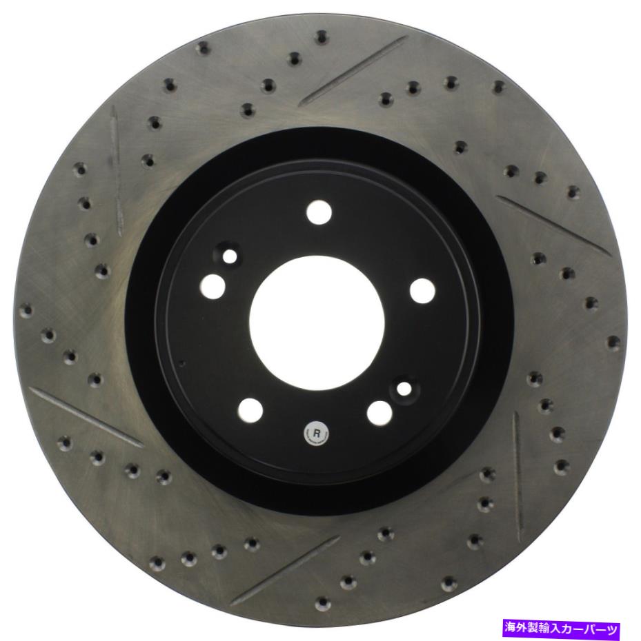 brake disc rotor STOPTECH 127.51036R SELECT SPORT SPORT Cross-drilledおよびSlotted Disc Brake Rotor StopTech 127.51036R Select Sport Cross-Drilled And Slotted Disc Brake Rotor【並行輸入品】