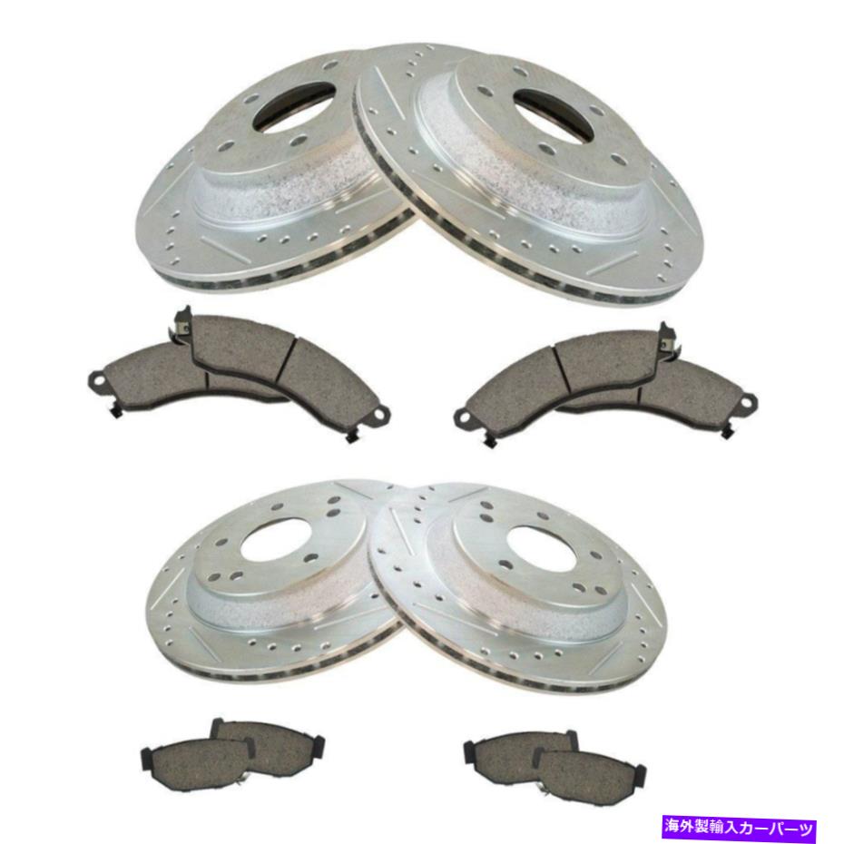brake disc rotor シボレーコルベット88-95 TRQ BKA12824パフォーマンスセラミックフロント＆リアブレーキキット For Chevy Corvette 88-95 TRQ BKA12824 Performance Ceramic Front & Rear Brake Kit【並行輸入品】