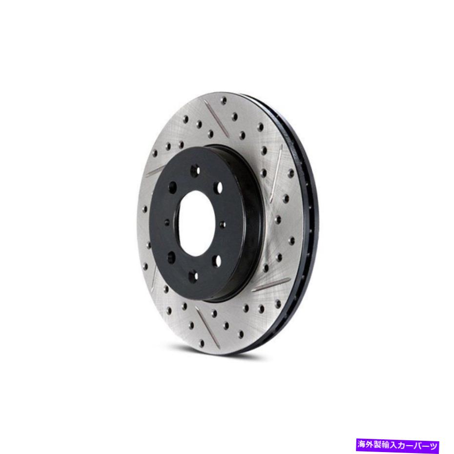brake disc rotor フォードエクスカーション00-05ブレーキロータースポーツドリル＆スロット1ピースリアドライバー For Ford Excursion 00-05 Brake Rotor Sport Drilled & Slotted 1-Piece Rear Driver【並行輸入品】