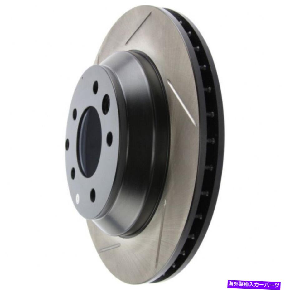 brake disc rotor アウディQ7のストップテック2007-2015ブレーキロータースポーツスロットスロットフロントと助手席側 StopTech For Audi Q7 2007-2015 Brake Rotor Sport Slotted Front & Passenger Side【並行輸入品】