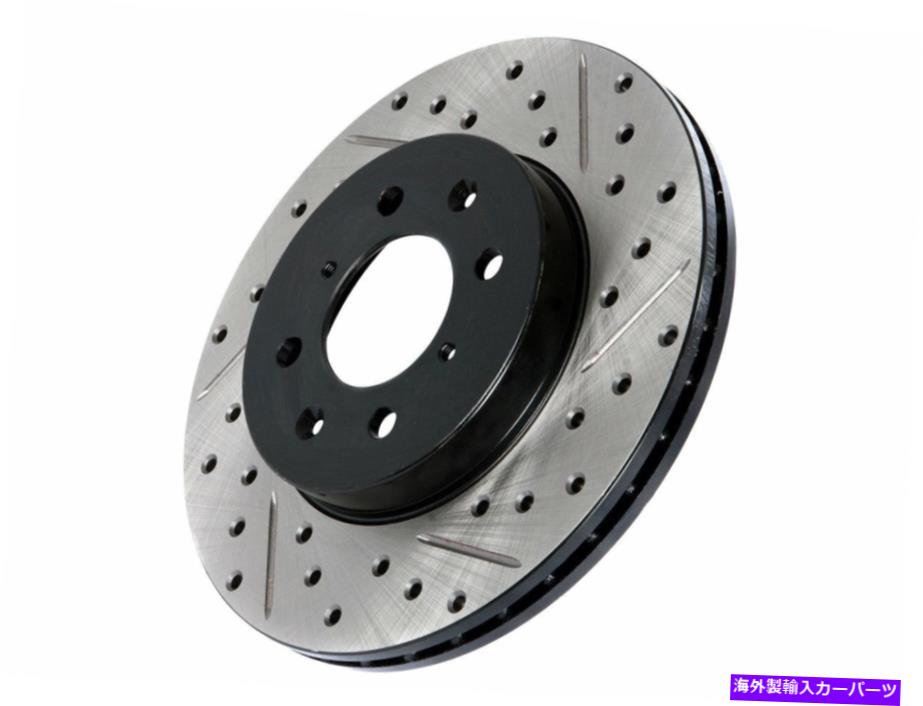 brake disc rotor STOPTECH 127.51036R FRORT RIGHT DRILLILD＆SLOTTED BRAKE ROTOR FOR GENES StopTech 127.51036R Front Right Drilled & Slotted Brake Rotor for Genesis【並行輸入品】