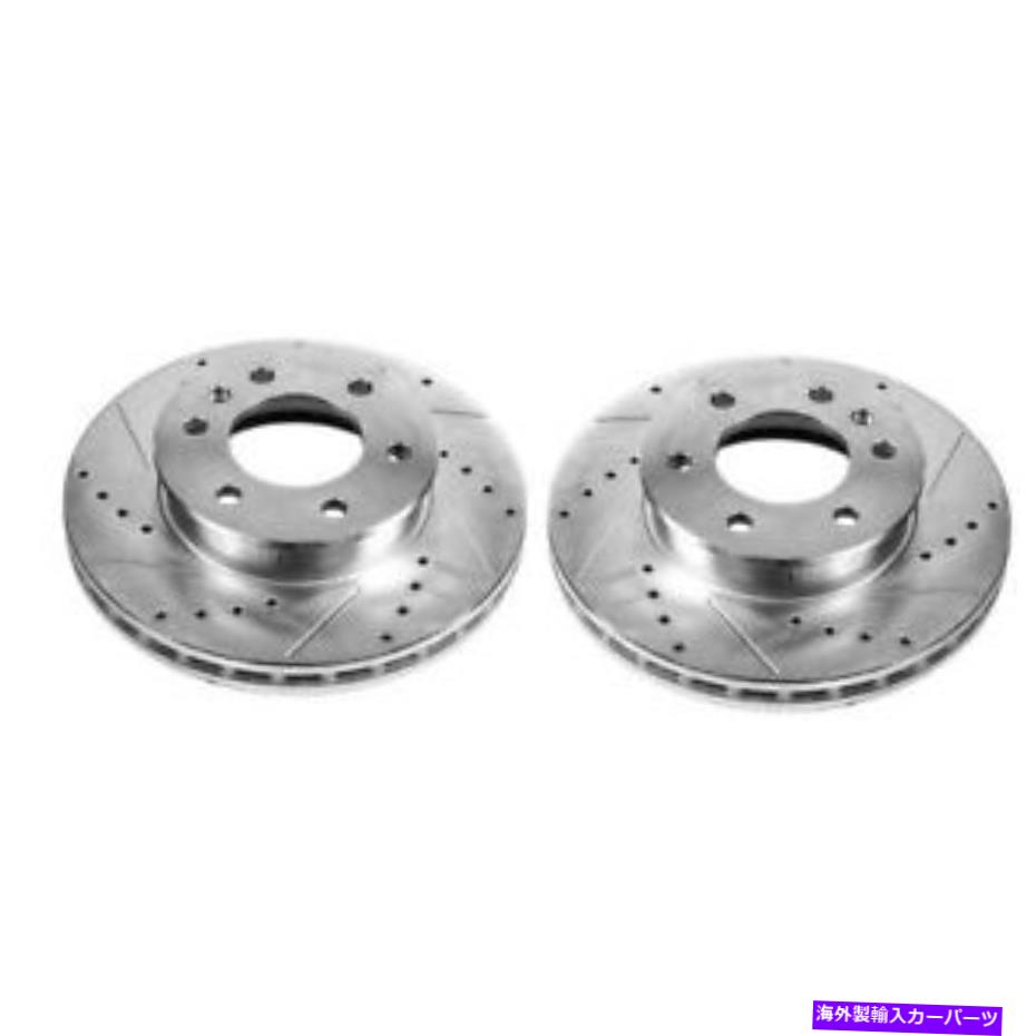 brake disc rotor 07-09ダッジスプリンター2500フロントエボリューションドリル＆スロットローターのパワーストップ PowerStop for 07-09 Dodge Sprinter 2500 Front Evolution Drilled & Slotted Rotors【並行輸入品】 61,408円