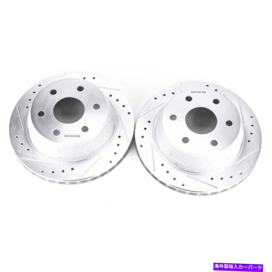 brake disc rotor AR8645XPR PowerStop 2ホイールセットブレーキディスクリアAWD 4WD RWD拡張タクシーピックアップ AR8645XPR Powerstop 2-Wheel Set Brake Discs Rear AWD 4WD RWD Extended Cab Pickup【並行輸入品】