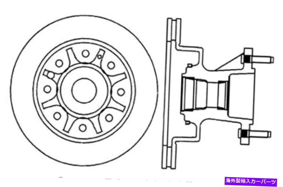 brake disc rotor ディスクブレーキローター-C-TEK標準フロントセントリック121.65042 Disc Brake Rotor-C-TEK Standard Front Centric 121.65042【並行輸入品】