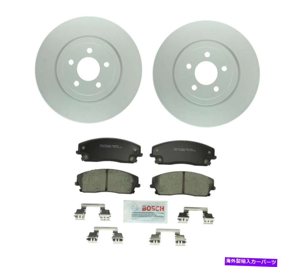 brake disc rotor ボッシュフロントブレーキキット345mmベントディスクロータードッジクライスラー用セラミックパッド Bosch Front Brake Kit 345mm Vented Disc Rotors Ceramic Pads For Dodge Chrysler【並行輸入品】