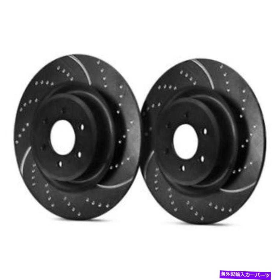 brake disc rotor 三菱エクリプス06-12ブレーキローターEBC 3GDシリーズスポーツ＆スロット＆スロット For Mitsubishi Eclipse 06-12 Brake Rotors EBC 3GD Series Sport Dimpled & Slotted【並行輸入品】