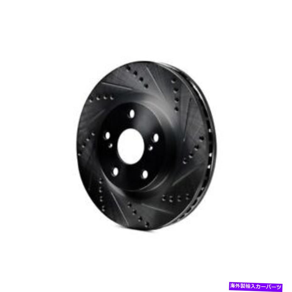 brake disc rotor R1コンセプトEline Driled＆Slotted 1ピースフロントドライバーサイドブレーキローター R1 Concepts eLINE Drilled & Slotted 1-Piece Front Driver Side Brake Rotor【並行輸入品】