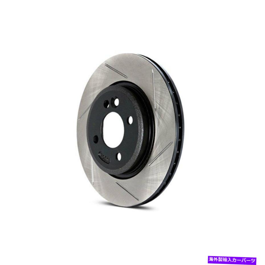 brake disc rotor フォードエクスプローラー11-19スポーツスロットスロット1ピースのフロントパッカーサイドブレーキローター For Ford Explorer 11-19 Sport Slotted 1-Piece Front Passenger Side Brake Rotor【並行輸入品】