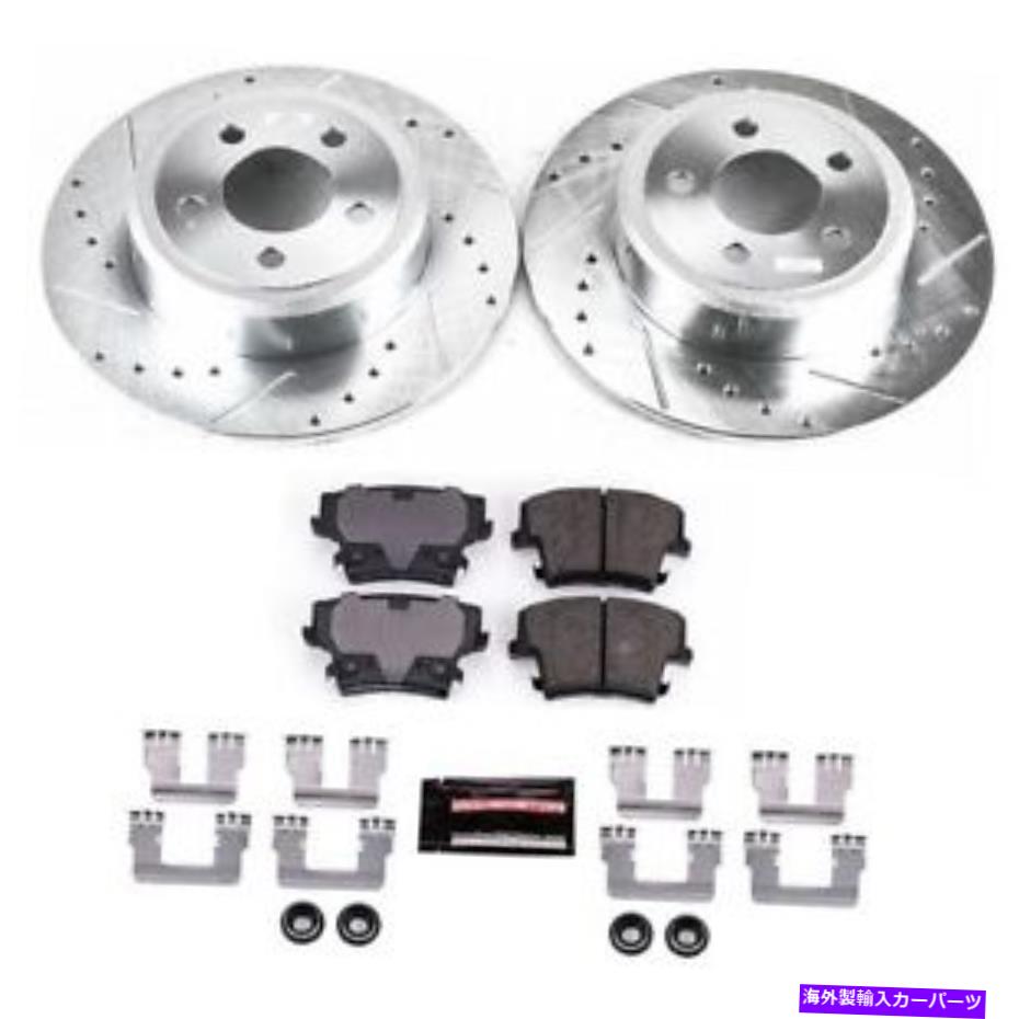 brake disc rotor 05-19クライスラー300リアZ23エボリューションスポーツブレーキキットのパワーストップ PowerStop for 05-19 Chrysler 300 Rear Z23 Evolution Sport Brake Kit【並行輸入品】