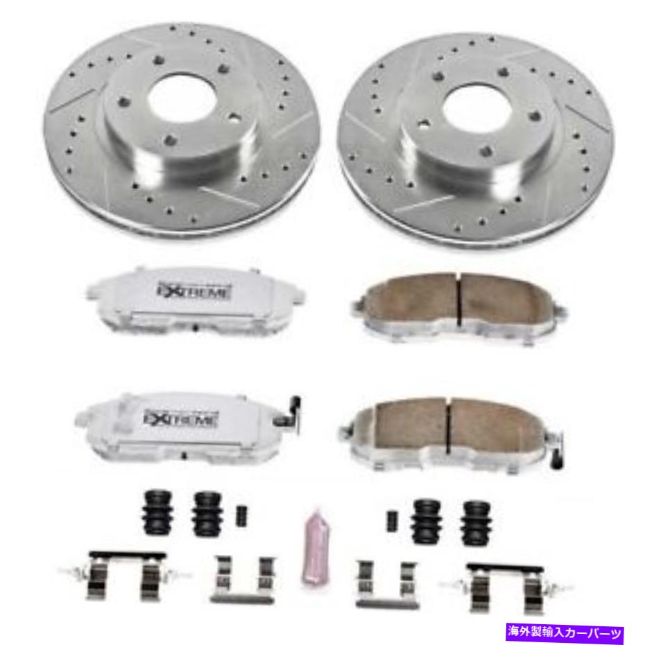brake disc rotor 00-01 Infiniti I30フロントZ26ストリートウォリアーブレーキキットのPowerStop PowerStop for 00-01 Infiniti I30 Front Z26 Street Warrior Brake Kit【並行輸入品】