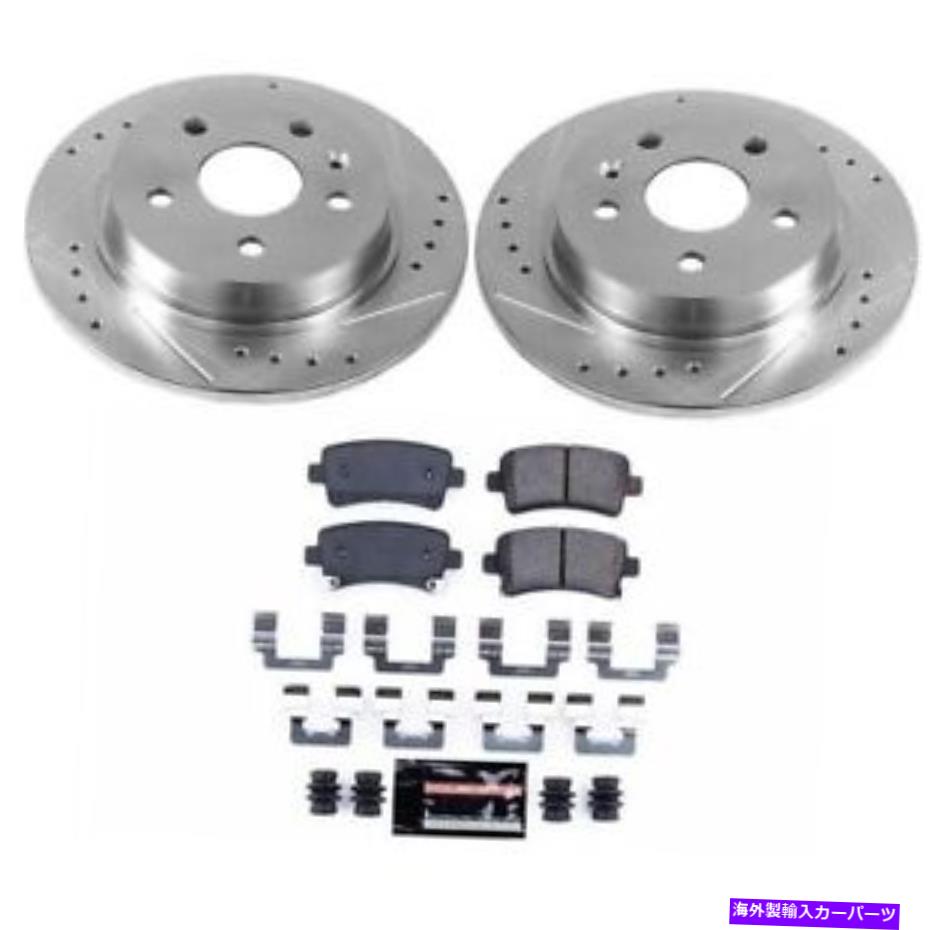 brake disc rotor 12-16ビュイックラクロスリアZ23エボリューションスポーツブレーキキットのパワーストップ PowerStop for 12-16 Buick LaCrosse Rear Z23 Evolution Sport Brake Kit【並行輸入品】