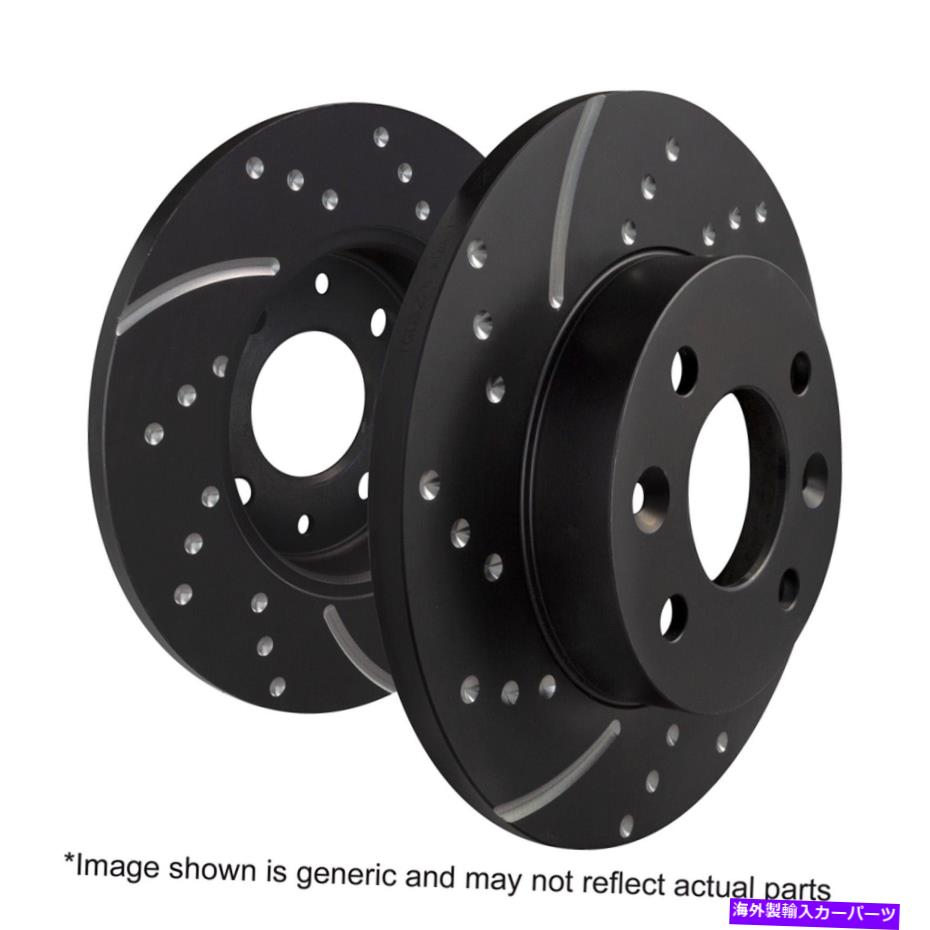 brake disc rotor EBCブレーキGD7628 3GDシリーズスポーツスロットローターは12-18アクセントELANTRA RIOに適合します EBC Brakes GD7628 3GD Series Sport Slotted Rotors Fits 12-18 Accent Elantra Rio【並行輸入品】