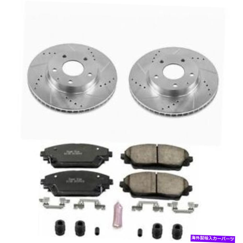 brake disc rotor 14-16マツダ3フロントZ23エボリューションスポーツブレーキキットのパワーストップ PowerStop for 14-16 Mazda 3 Front Z23 Evolution Sport Brake Kit【並行輸入品】
