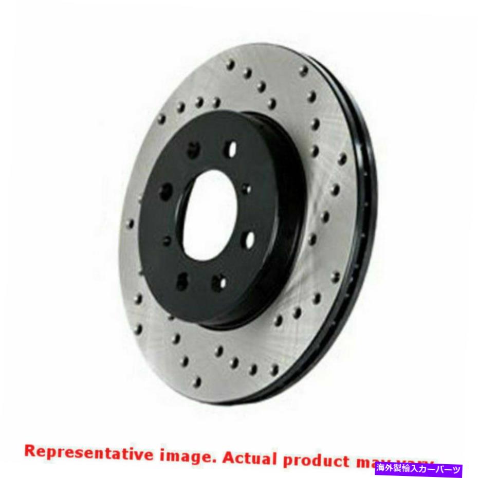brake disc rotor STOPTECHブレーキローター-SportStop Drilled 128.33125L後部左フィット：Audi 2010- StopTech Brake Rotor - SportStop Drilled 128.33125L Rear Left Fits:AUDI 2010 -【並行輸入品】