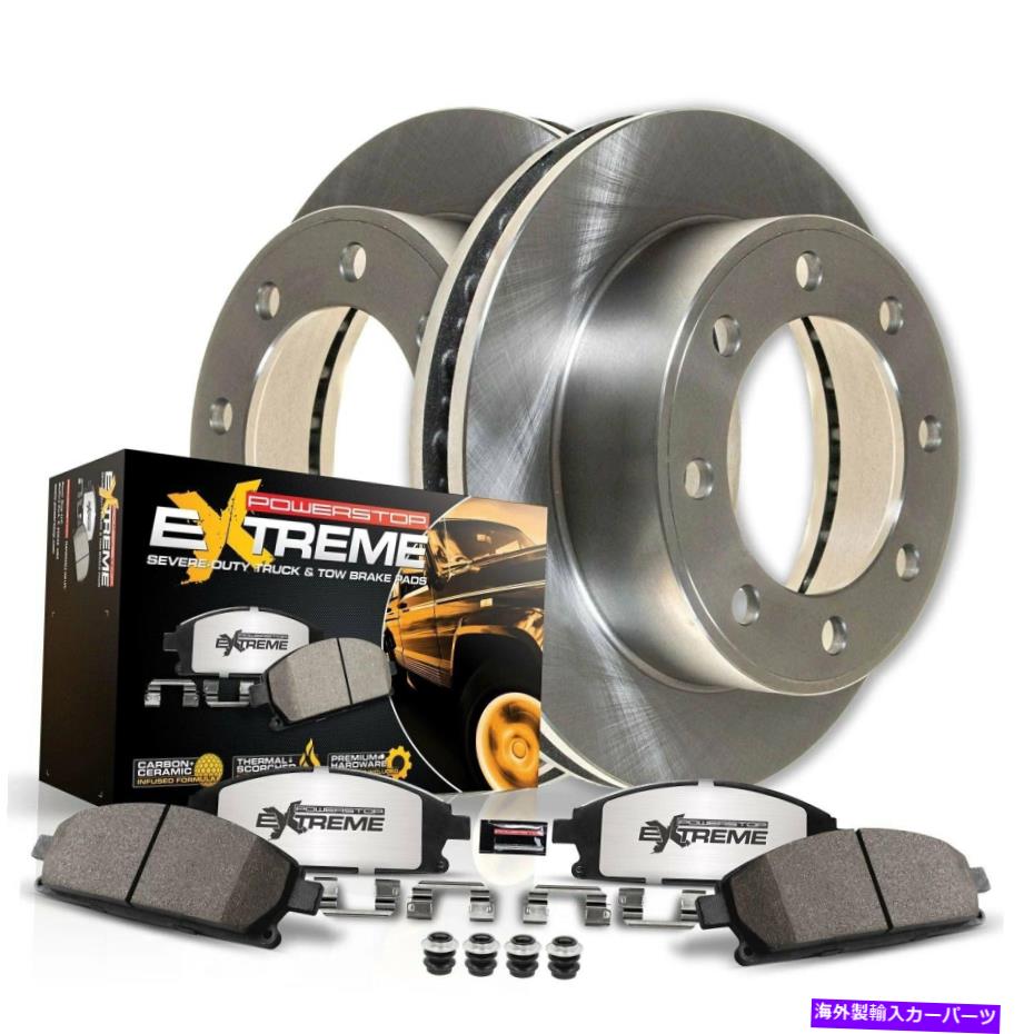 brake disc rotor シボレーシルバラード3500 HD 07-10ブレーキキットパワーストップ1クリックエクストリームZ36トラック For Chevy Silverado 3500 HD 07-10 Brake Kit Power Stop 1-Click Extreme Z36 Truck【並行輸入品】