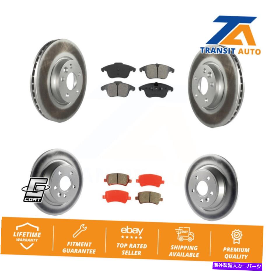brake disc rotor ランドローバーレンジエヴォーク用のフロントリアコーティングブレーキローターセミメタルパッドキット Front Rear Coated Brake Rotors Semi-Metallic Pad Kit For Land Rover Range Evoque【並行輸入品】 61,408円