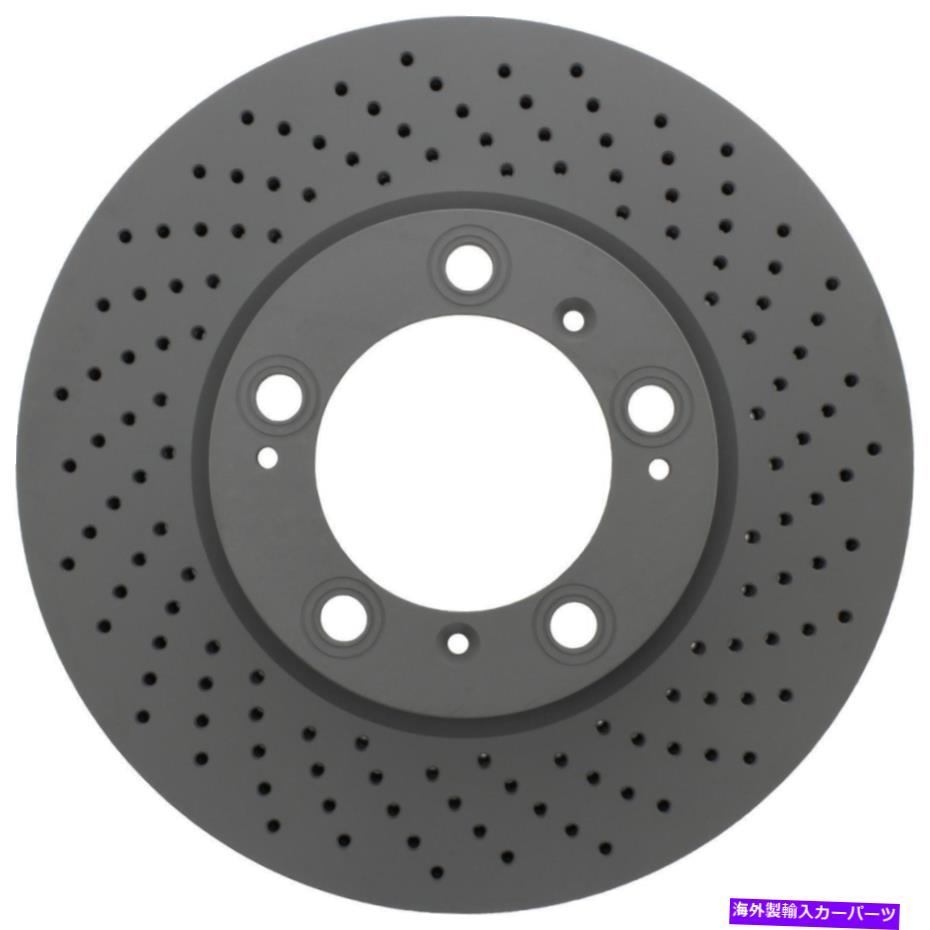 brake disc rotor 中心部品128.37035中央プレミアムOEスタイルドリルブレーキローター Centric Parts 128.37035 Centric Premium OE Style Drilled Brake Rotor【並行輸入品】