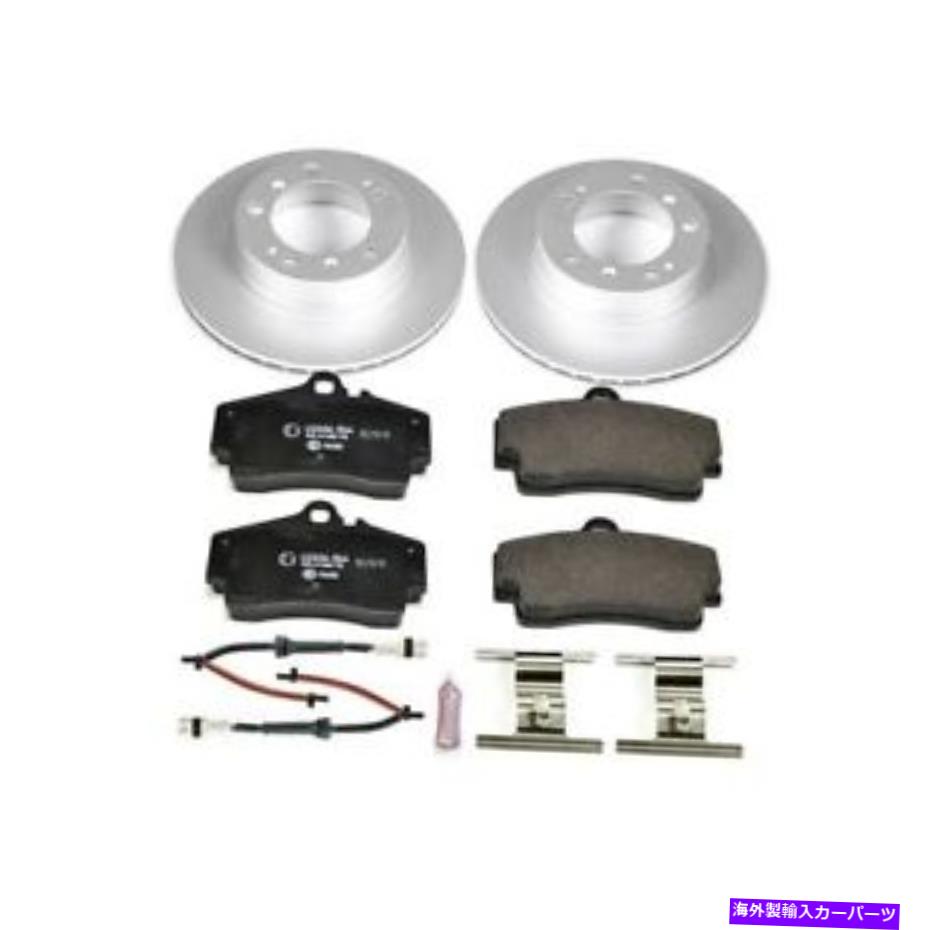 brake disc rotor 97-04ポルシェボックススターリアユーロストップブレーキキットのパワーストップ PowerStop for 97-04 Porsche Boxster Rear Euro-Stop Brake Kit【並行輸入品】