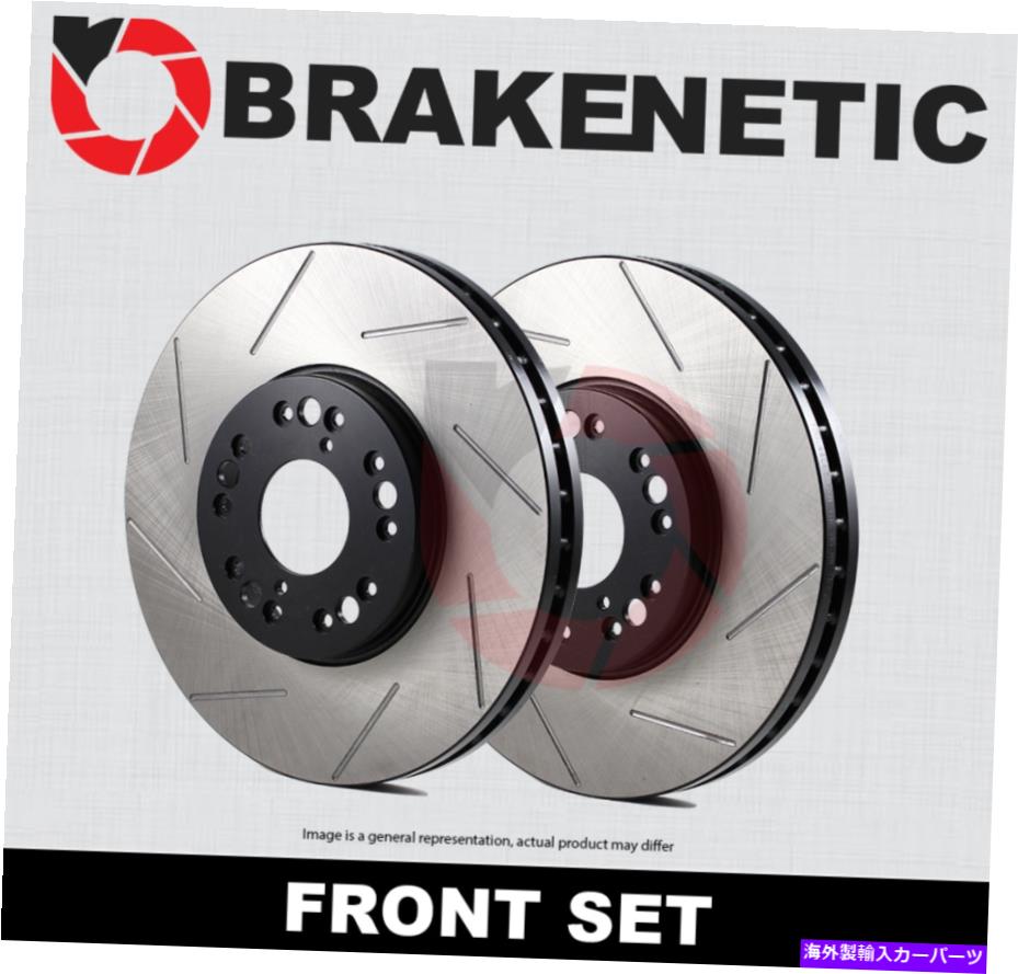 brake disc rotor [フロントセット] Brakenetic Premium Slotted Brake Disc Rotors BNP62046.SS [FRONT SET] BRAKENETIC PREMIUM SLOTTED Brake Disc Rotors BNP62046.SS【並行輸入品】