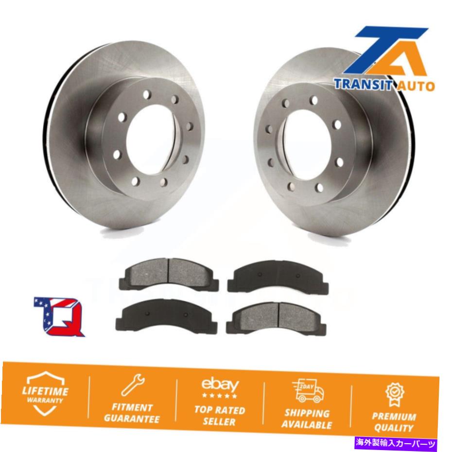 brake disc rotor フォードF-250スーパーデューティF-350用のフロントディスクブレーキローターとセミメタルパッドキット Front Disc Brake Rotor And Semi-Metallic Pad Kit For Ford F-250 Super Duty F-350【並行輸入品】