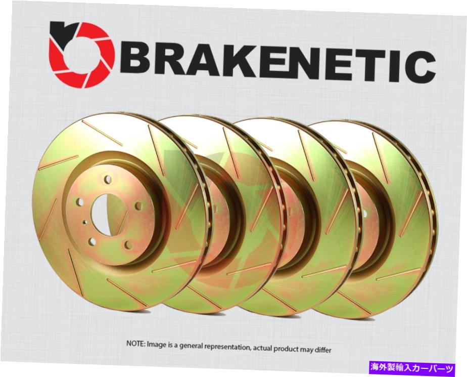 brake disc rotor [フロント +リア] Brakenetic SportスロットスロットブレーキディスクローターBSR84639 [FRONT + REAR] BRAKENETIC SPORT SLOTTED Brake Disc Rotors BSR84639【並行輸入品】