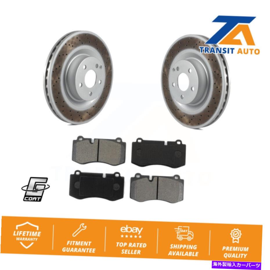 brake disc rotor メルセデスベンツS550 SL550 CL550用のフロントコートブレーキローターセミメタルパッドキット Front Coat Brake Rotors Semi-Metallic Pad Kit For Mercedes-Benz S550 SL550 CL550【並行輸入品】