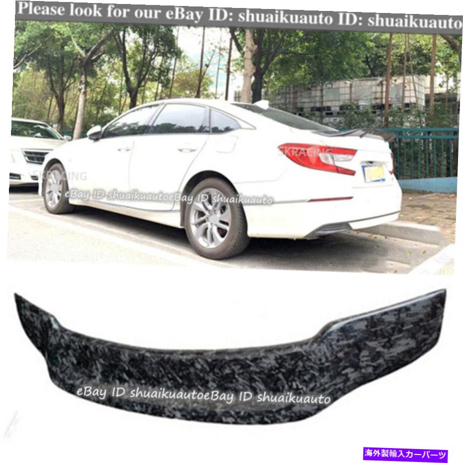 海外製 エアロパーツ 2018-21ホンダアコード10th Duckbill Highkick鍛造カーボントランクウィングスポイラー For 2018-21 Honda Accord 10th DuckBill HighKick Forged Carbon Trunk Wing Spoiler【並行輸入品】