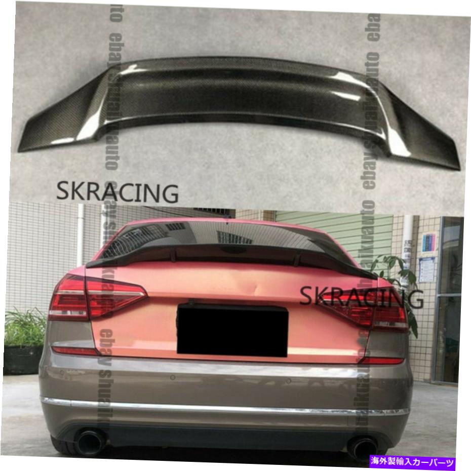 海外製 エアロパーツ フォルクスワーゲンVWパサート2012-2018カーボンファイバーリアトランクスポイラーウィング For Volkswagen VW Passat 2012-2018 Carbon Fiber Rear Trunk Spoiler Wing【並行輸入品】
